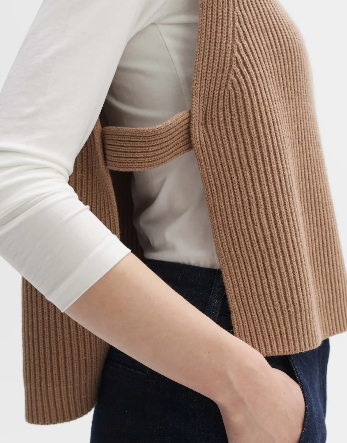 Frau someday Fashion Gebreide Items>Abibo Cape