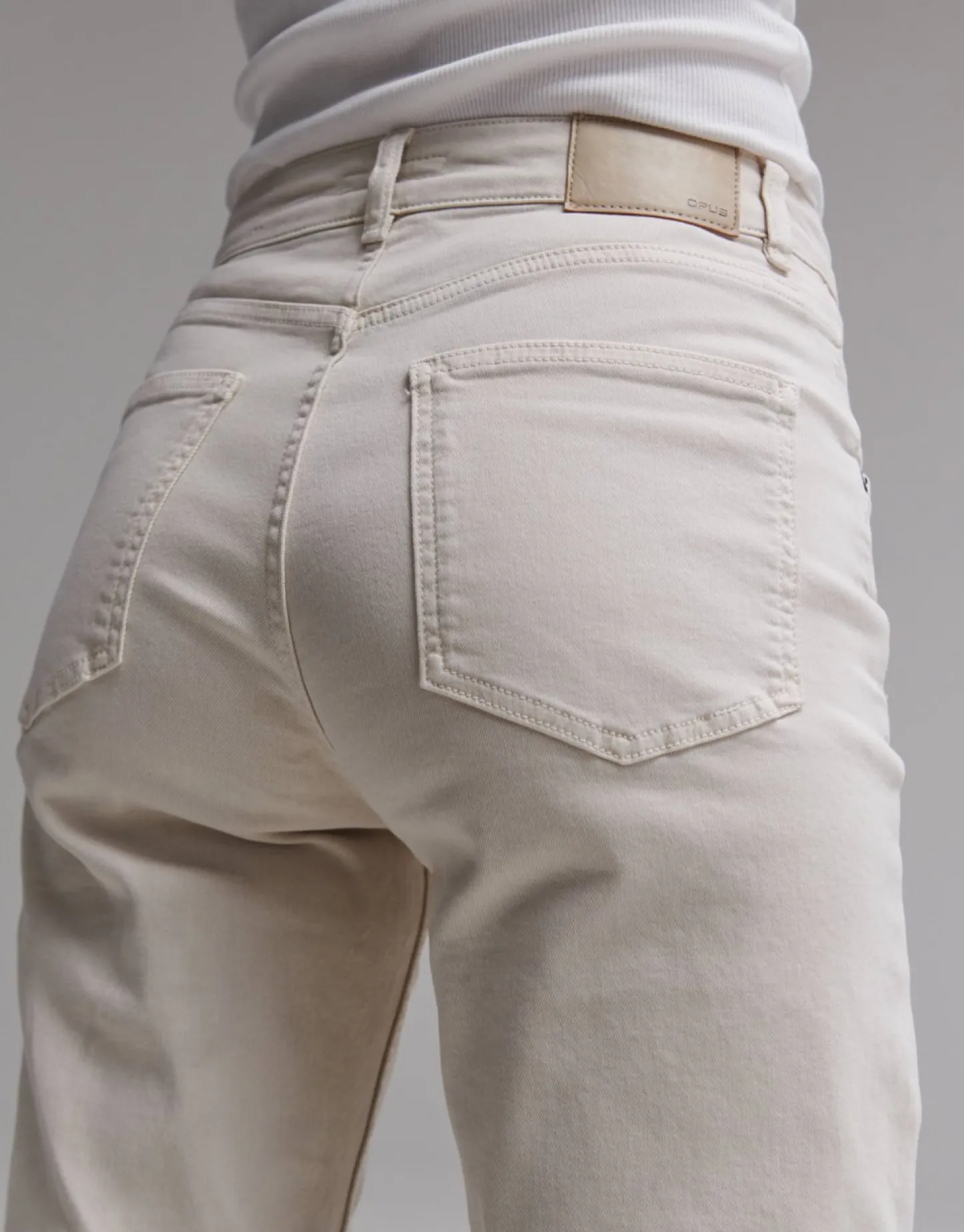 Frau someday Fashion Jeans>Cropped Straight Jeans Momito Color