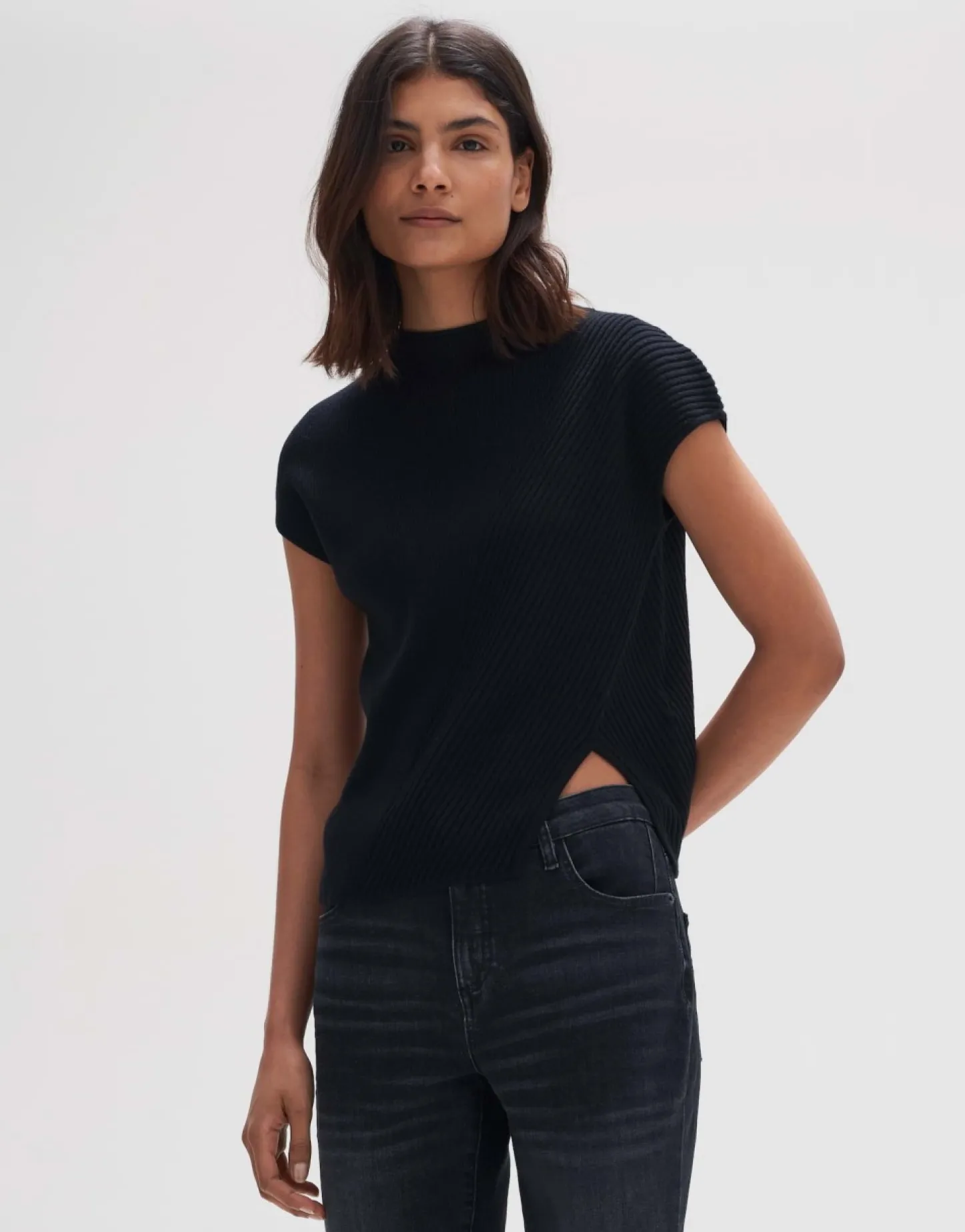 Frau someday Fashion Gebreide Items>Gebreid T-Shirt Palimi