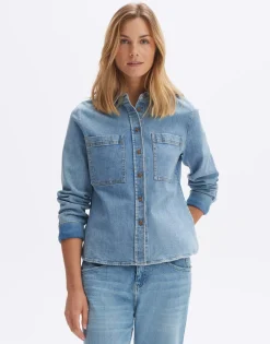 Frau someday Fashion Blouses>Spijkerblouse Flippi